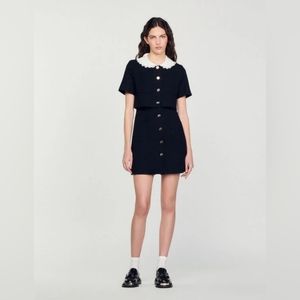 Sandro short tweed dress